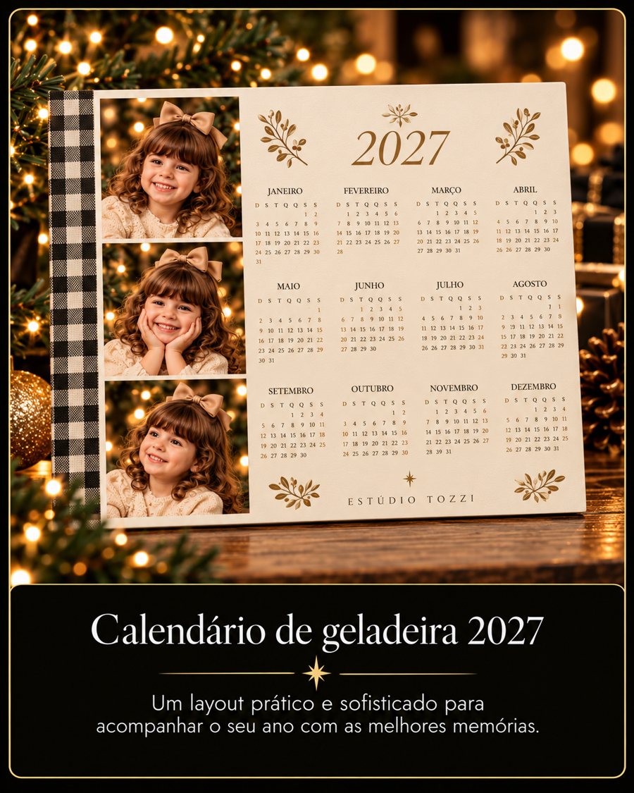 Calendário de geladeira 2027