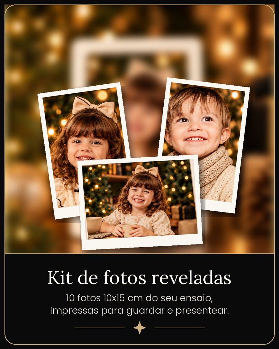 Kit de fotos reveladas 10x15 cm, 10 fotos